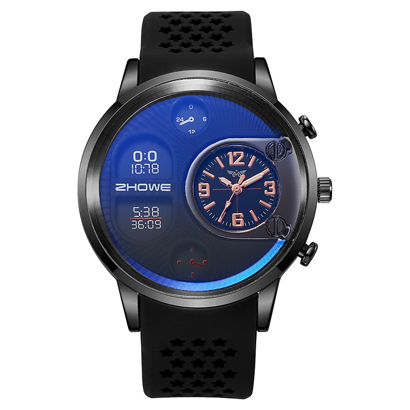 rokas pulkstenis gif pārrobežu pulkstenis jauns silikona sporta vīriešu pulkstenis biznesa ārējās tirdzniecības kvarca pulkstenis vīriešiem