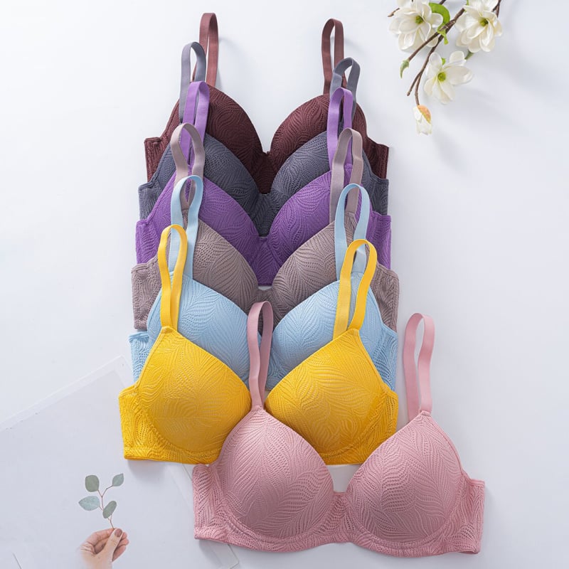 Sutien de dantelă franceză transfrontalieră, european și american, de mărime mare, subțire, cu armatură, cu push-up, lenjerie intimă ultra-subțire