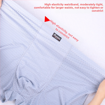 2–3 kõrge vöökohaga Ice Silk meeste aluspesu, suured suurused, hulgimüügihind 70,00 kg, suvised uued tooted