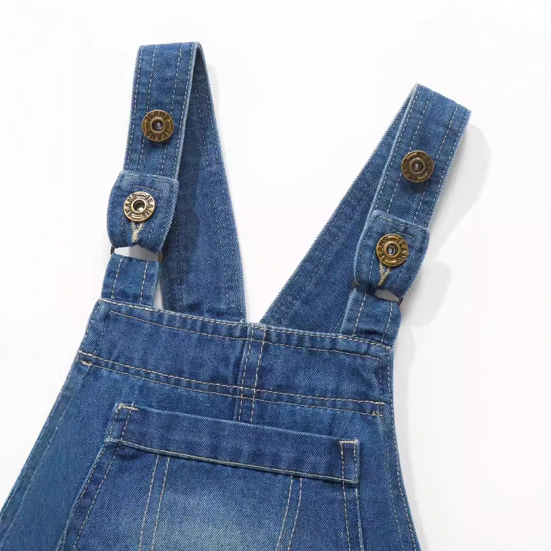 Vasarinė nauja drugelio siuvinėta mergaitės stribų suknelė