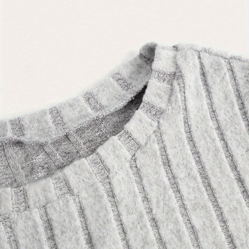 Cezhraničný zahraničný obchod INS Dievčenské letné oblečenie Detské oblečenie Rebrovaný pletený top so škrabancami Široké nohavice Nohavice vhodné pre 1-8 rokov