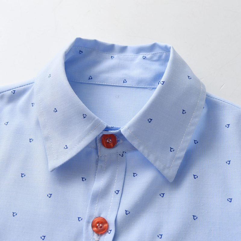 2023. aasta uued laste riided poistele, suvine revääriga lühikeste varrukatega särk, suvine õhuke beebi vabaaja laste topp