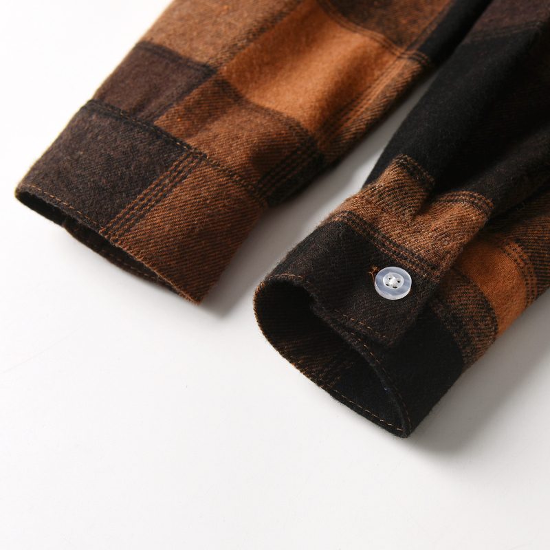 Sügisest poiste uus vabaaja ruuduline pikkade varrukatega särk lastele ja beebidele, lahtise rinnarevääriga särk