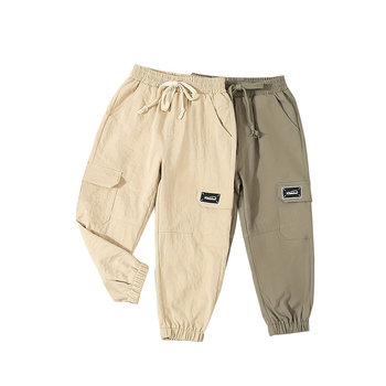 Piiriülesed poiste püksid kevad- ja sügisriided, uued laste spordipüksid, poistele mõeldud ilusad lahtised vabaajapüksid