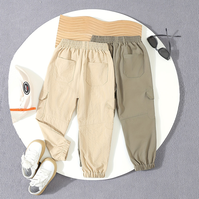 Piiriülesed poiste püksid kevad- ja sügisriided, uued laste spordipüksid, poistele mõeldud ilusad lahtised vabaajapüksid