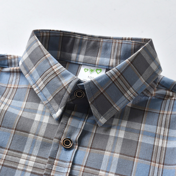 2021. aasta uus piiriülene poiste lühikeste varrukatega kraega ruuduline särk, väikese ja keskmise suurusega laste suvine kardigan Euroopa ja Ameerika stiilis kleit