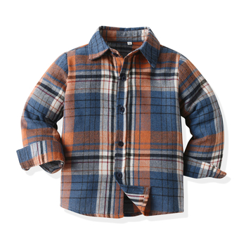 Väliskaubanduse kevad- ja sügispoiste pikkade varrukatega ruuduline särk väikese ja keskmise suurusega laste beebidele mõeldud väljaminekute kardigankleit ametlik topp