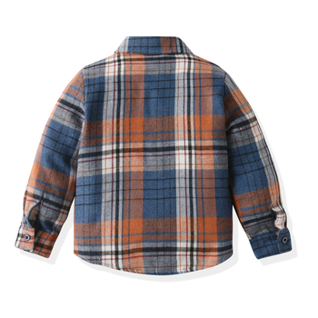 Väliskaubanduse kevad- ja sügispoiste pikkade varrukatega ruuduline särk väikese ja keskmise suurusega laste beebidele mõeldud väljaminekute kardigankleit ametlik topp