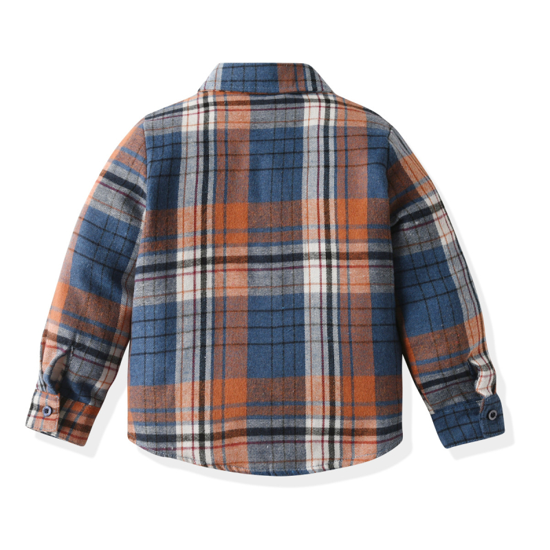 Väliskaubanduse kevad- ja sügispoiste pikkade varrukatega ruuduline särk väikese ja keskmise suurusega laste beebidele mõeldud väljaminekute kardigankleit ametlik topp