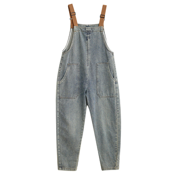 Jesenné nové džínsy plus size, jednoduché, univerzálne, skrátené, rifle s trakmi pre ženy