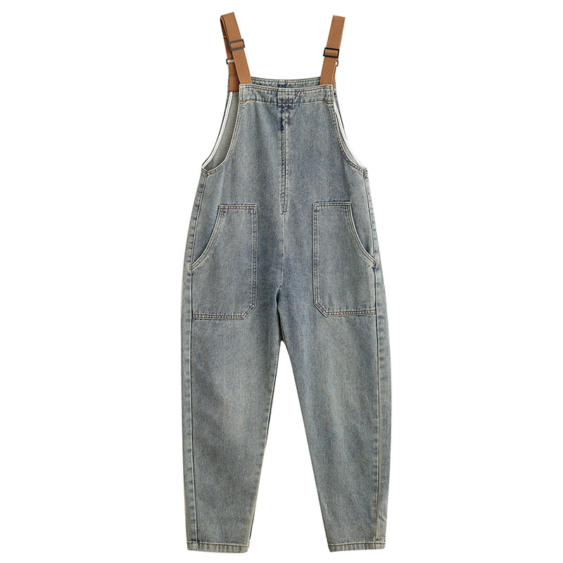 Jesenné nové džínsy plus size, jednoduché, univerzálne, skrátené, rifle s trakmi pre ženy