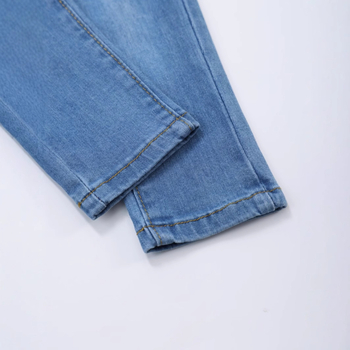 Xia Chao Fan Ordinary ühevärvilised teksariidest puuvillased sinised naiste püksid kummipaelaga laos lühikesed püksid