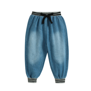 Kevad- ja sügisesed lasteriided, uued poistele ja tüdrukutele, beebidele mõeldud lihtsad veepesuga laste teksariided