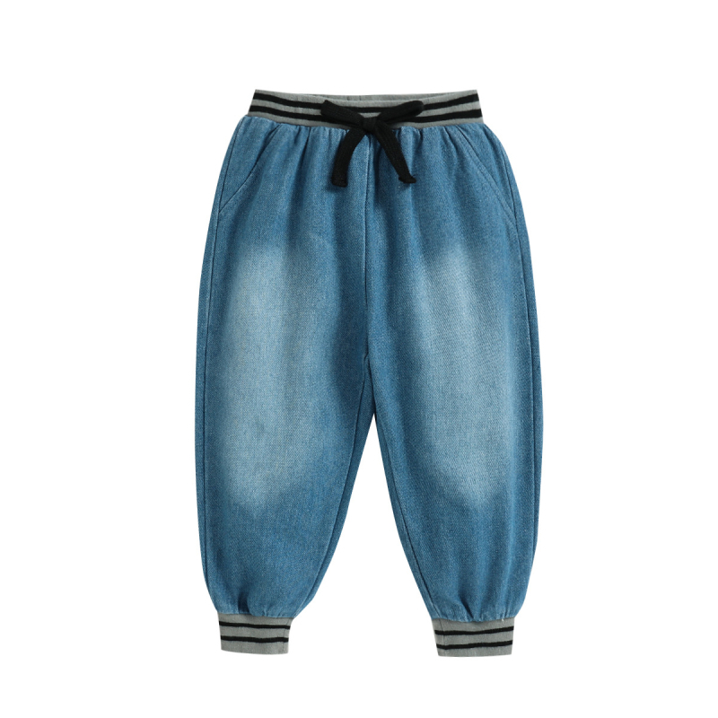 Kevad- ja sügisesed lasteriided, uued poistele ja tüdrukutele, beebidele mõeldud lihtsad veepesuga laste teksariided