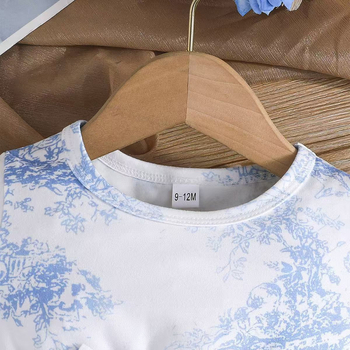 Παιδικά ρούχα για κορίτσια, casual, χαριτωμένο φόρεμα με σχέδιο λουλουδιών, με σχέδιο από πλέγμα, Amazon Cross