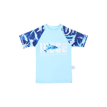 Poiste kamuflaažujumistrikoo vaal-kujuline kolmeosaline komplekt lühikeste varrukatega kiiresti kuivav laste ujumistrikoo, lühikesed püksid, keskmised ja suured laste ujumistrikoo