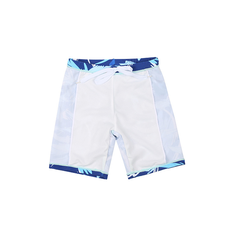 Poiste kamuflaažujumistrikoo vaal-kujuline kolmeosaline komplekt lühikeste varrukatega kiiresti kuivav laste ujumistrikoo, lühikesed püksid, keskmised ja suured laste ujumistrikoo