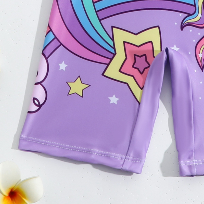 Užsienio prekybos Europa ir Jungtinės Valstijos Vasaros Naujagimės Mergaitės Maudymosi kostiumėlis Mielas Animacinis Vienos dalies Maudymosi kostiumėlio Skrybėlė Dviejų dalių Komplektas