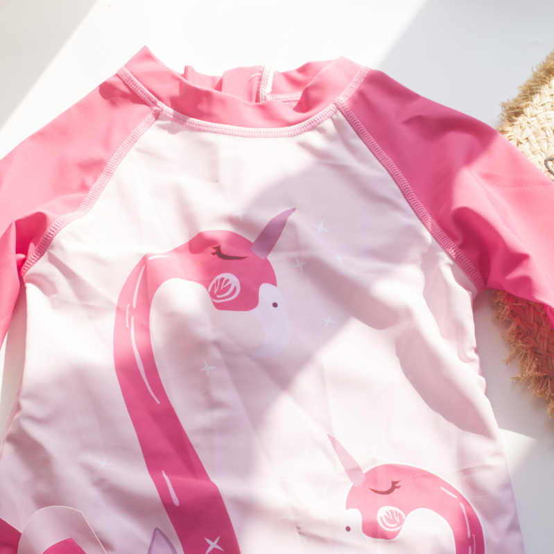 Rožinio flamingo spalvų maudymosi kostiumėlis, plokščias maudymosi kostiumėlis mergaitėms, konservatyvus maudymosi kostiumėlis, mielas, naujoviškas maudymosi kostiumėlis 465