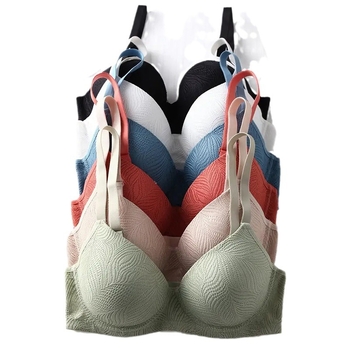 Euroopa ja Ameerika Ühendriikide piiriülene pitsist terasest rõngastega prantsuse rinnahoidja, õhuke toestusega kortsudega aluspesu, Amazoni sõltumatu jaama OZON laos.