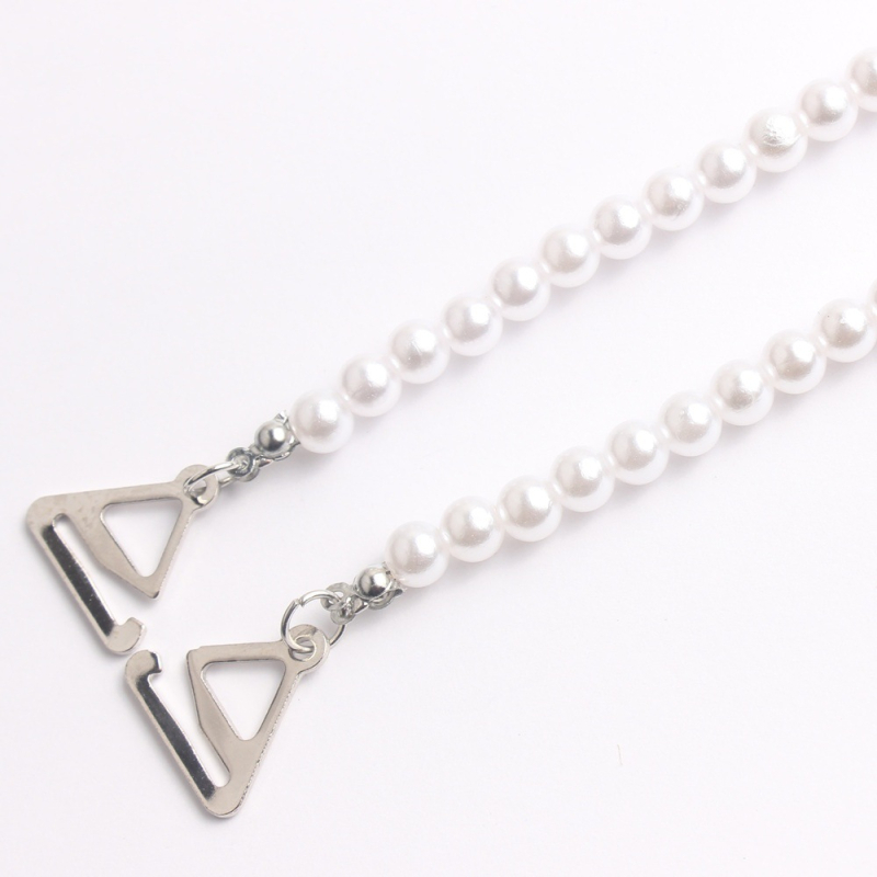 [Tiesiai iš gamintojo] Tarptautinis karšto pardavimo dirbtinių perlų „pasidaryk pats“ karoliukų metalinių liemenėlių petnešėlių ir „Intimates“ liemenėlių petnešėlių didmeninė prekyba