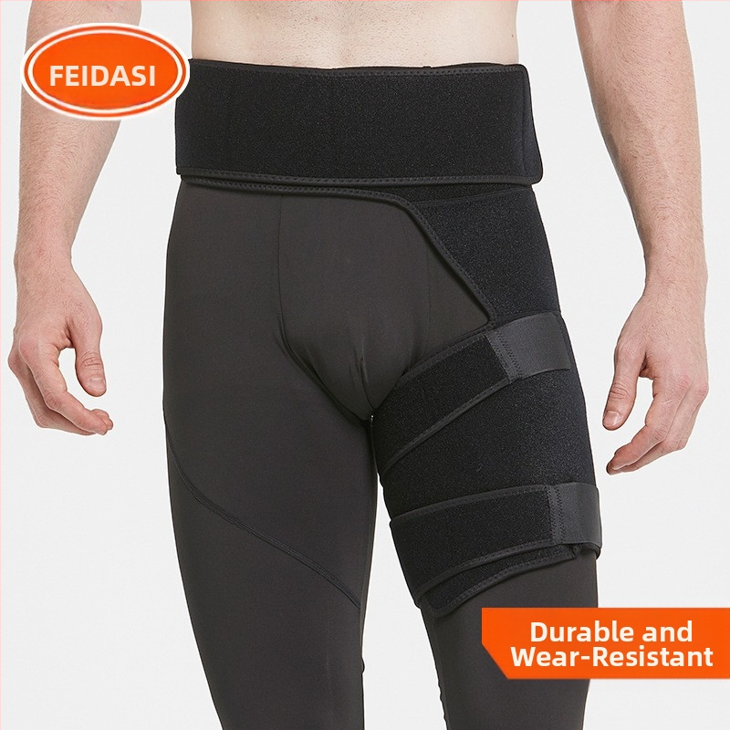 Фабрична директна спортна защита за бедрата, открита, алпинизъм, баскетбол, бягане, антистресова, дишаща, регулируема защита за краката