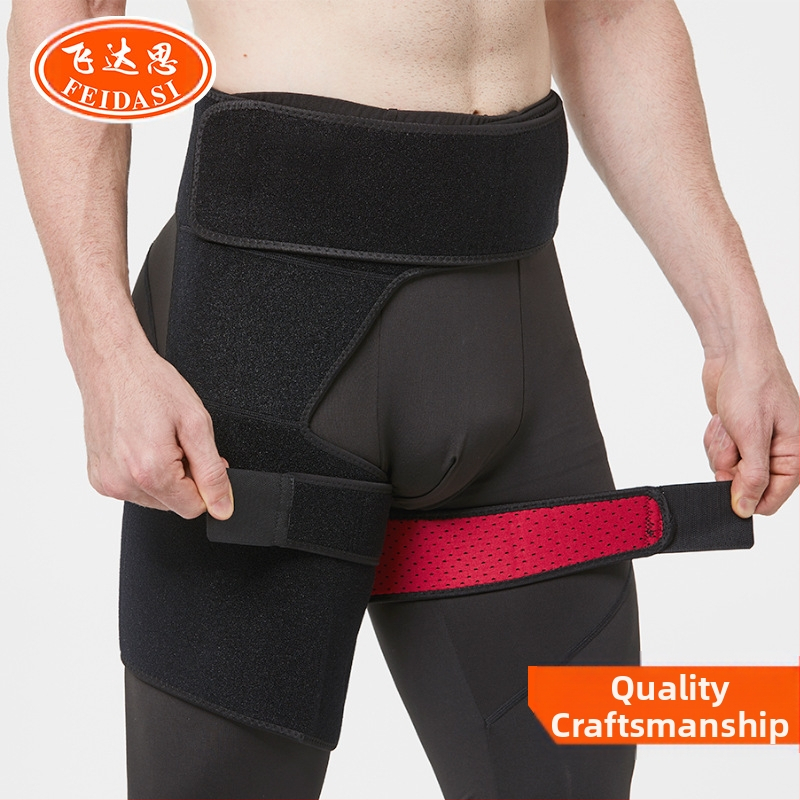 Фабрична директна спортна защита за бедрата, открита, алпинизъм, баскетбол, бягане, антистресова, дишаща, регулируема защита за краката