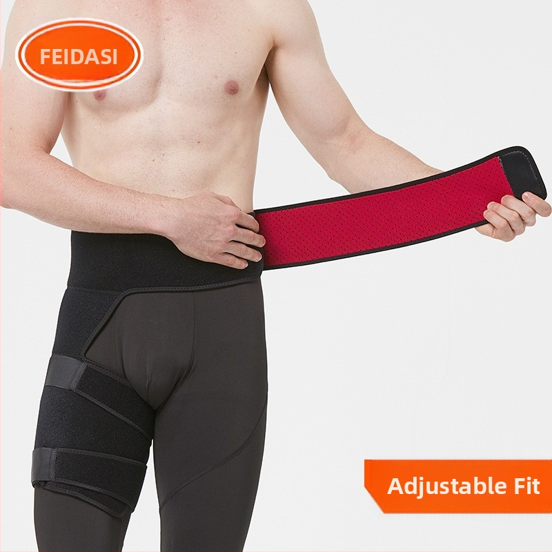 Фабрична директна спортна защита за бедрата, открита, алпинизъм, баскетбол, бягане, антистресова, дишаща, регулируема защита за краката