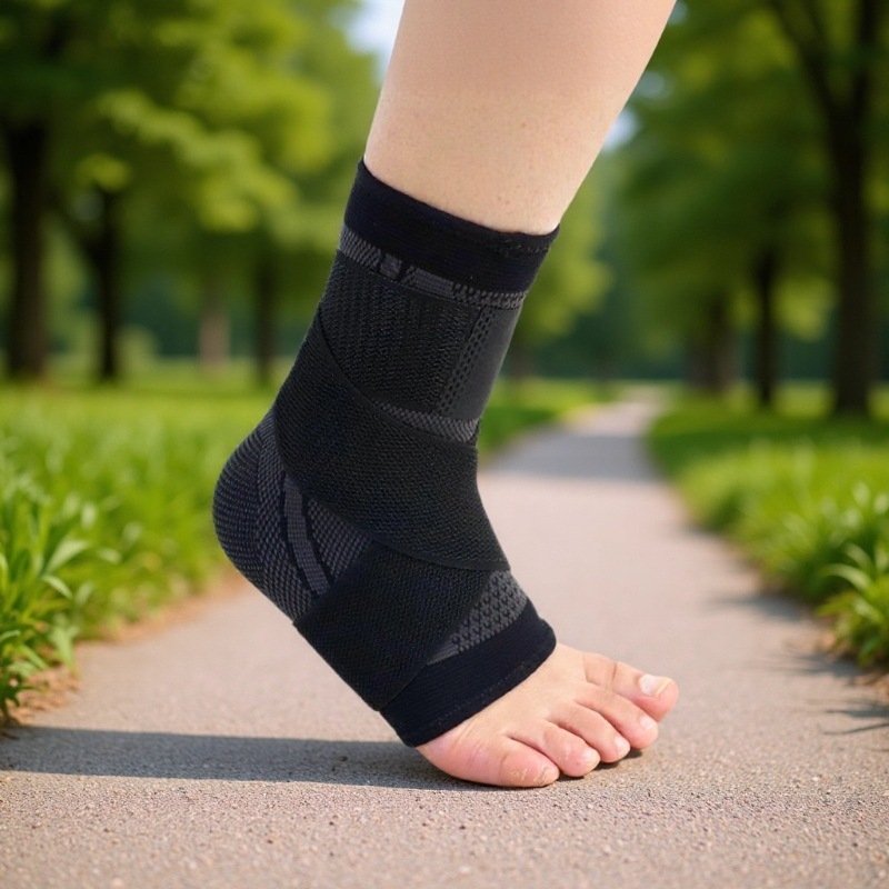 Curea de compresie sport pentru protecție la gleznă, suport elastic pentru gleznă caldă, protecție fixă la gleznă, producător de echipamente de protecție sportive