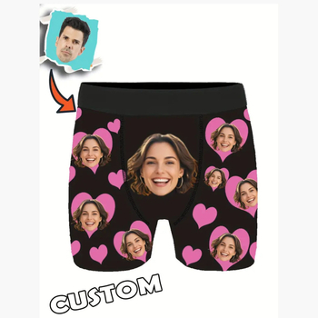 TEMU vīriešu biksītes pēc pasūtījuma, Eiropas un Amerikas stilā, smieklīgas, pāriem paredzētas, smieklīgas, dāvanu bokserbiksītes, ērtas, elpojošas, ikdienas.