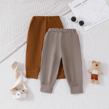 Νέο σετ δύο τεμαχίων για αγόρια με φθινοπωρινά παντελόνια κινουμένων σχεδίων