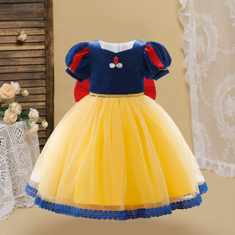 Cosplay Sniegbaltītes kleitas eksports uz Eiropas un Amerikas jauno puff piedurknēm Tutu svārkiem Helovīna snieguma apģērbu sievietēm