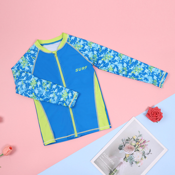 Παιδικό μαγιό με χώρισμα για αγόρια Αντηλιακή προστασία Γρήγορο στέγνωμα Μοντέρνο ασορτί χρώματα για σέρφινγκ Μεσαία και μεγάλα παιδιά