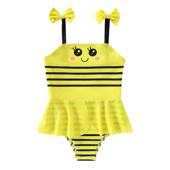 Παιδικό μαγιό για καλοκαιρινή παραλία, χαριτωμένο μελιτζάνα που μπορεί να φορέσει ένα ολόσωμο μαγιό, 1 κομμάτι