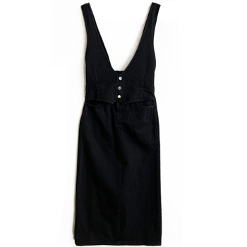 Jeseň/Zima 2025 Nové vintage džínsové šaty s trakmi, úzky strih, elegantné jednoduché šaty, základné šaty 82635