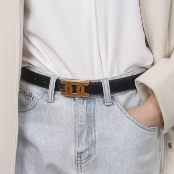 Naujas moteriškas diržas su plokščia sagtimi, raidžių juosmens, plokščia slankiojančia sagtimi, „Joker“ kelnių diržas, plaukų karta.