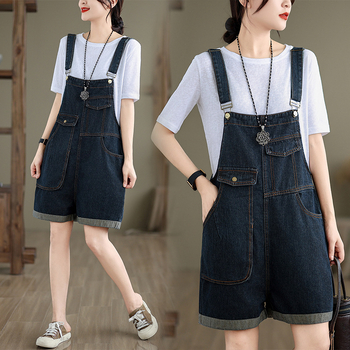 2024. gada vasaras jauni, plus izmēra, brīvi, ērti, ikdienas džinsa šorti sievietēm