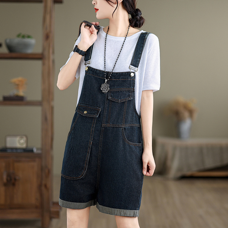 2024. gada vasaras jauni, plus izmēra, brīvi, ērti, ikdienas džinsa šorti sievietēm