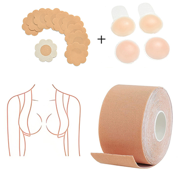Silikónové náplasti na prsia Boobtape bezšvíkové zdvíhacie