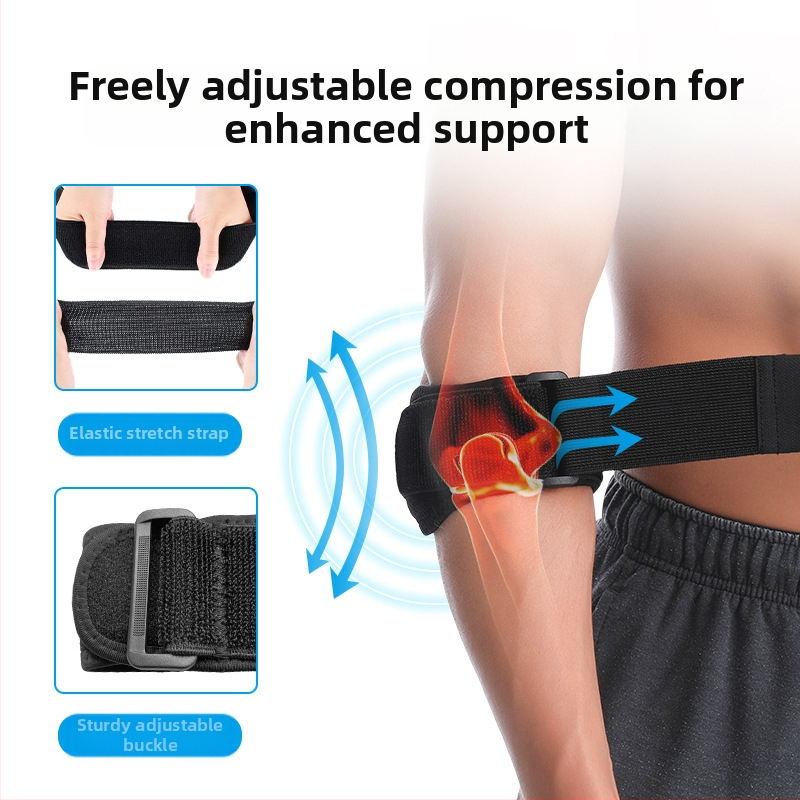 Баскетболни спортни компресионни лакътни стави регулируеми навиващи се протектори за лакът, консумативи за оборудване за бадминтон на открито