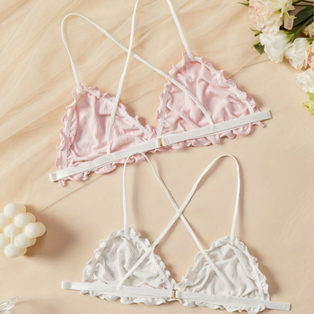 2024. aasta uus plahvatuslik armas tuulega aluspesu kaheosaline komplekt ilma terasrõngata