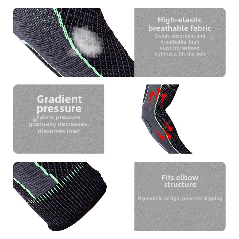 Трансгранични баскетболни предпазители за ръце Amazon на едро, мъжки плетени, удължени, дишащи, колоездачни, спортни, еластични, против сблъсък