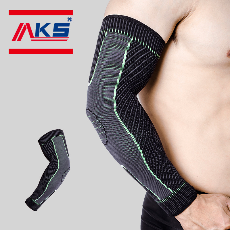 Piiriülesed korvpalli käekaitsmed Amazoni hulgimüügist meeste kootud pikendatud hingavad jalgrattaspordialad elastsed kokkupõrkevastased käekaitsmed