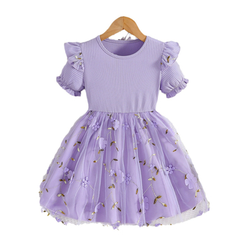 Piiriülene väliskaubandus Euroopa ja Ameerika stiilis suveriided tüdrukutele printsessi seelik beebi beebi marli laste kleit