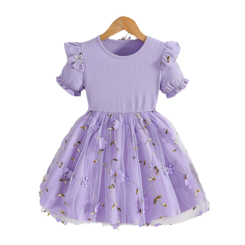 Piiriülene väliskaubandus Euroopa ja Ameerika stiilis suveriided tüdrukutele printsessi seelik beebi beebi marli laste kleit