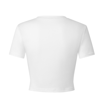 Letné európske a americké cezhraničné y2K výbuchy ovocné potlače slim-fit horúce dievčenské tričko s krátkym rukávom a pupkom