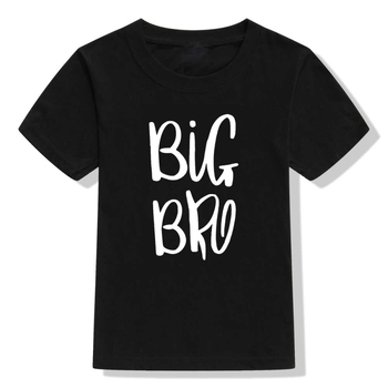 Tričko Big bro Lil broT bavlnené bratia cezhraničné tričko AliExpress nové, horúce predajné krátke rukávy