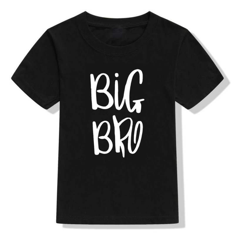 Tričko Big bro Lil broT bavlnené bratia cezhraničné tričko AliExpress nové, horúce predajné krátke rukávy