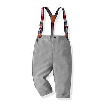 Παιδικά Ρούχα Άνοιξης και Φθινοπώρου, Νέα Αγορίστικα Ρούχα, Μακρυμάνικο Καρό Πουκάμισο με Τιράντες, Παιδικό Φόρεμα για Άνδρες, Σετ Πολλαπλών Τεμαχίων