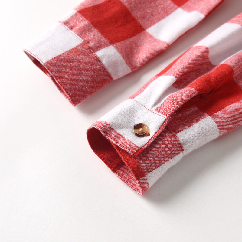 Piiriülene väliskaubandus 2024. aasta sügis uus ruuduline lahtine särk laste ruuduline revääriga särk peokostüüm topp